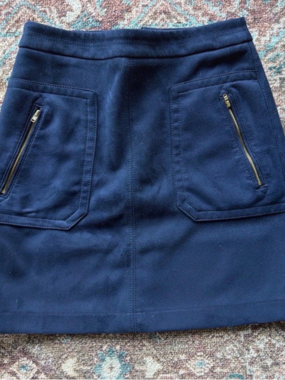 Navy Women’s Pocket A-Line Skirt